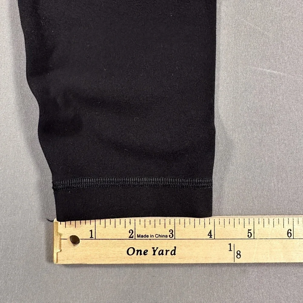 Lululemon Leggings Womens 4 Black High Rise Ankle Yoga Athletic Stretch Gym